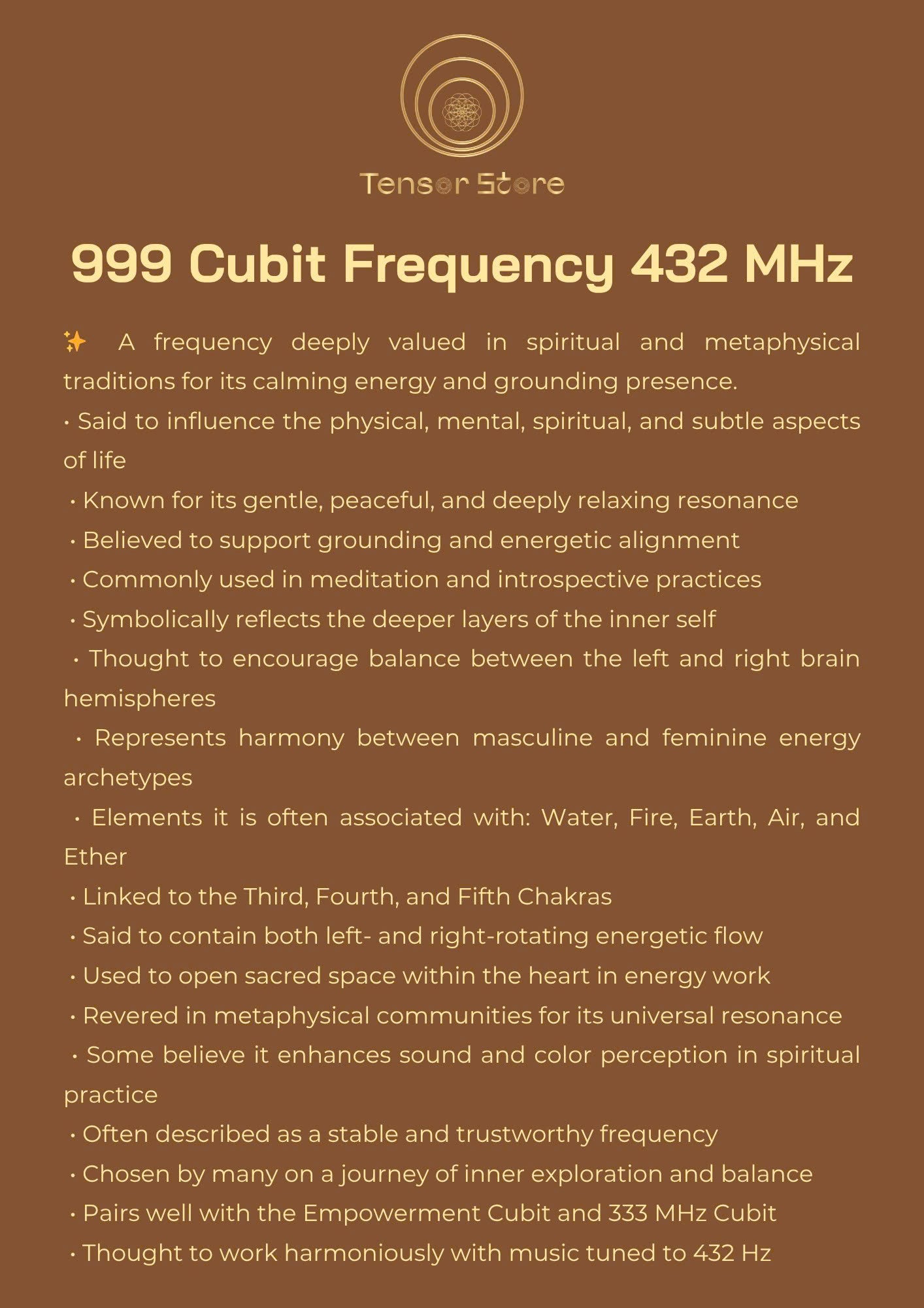 5-Frequency Copper Pyramid Combine With Harmoniser