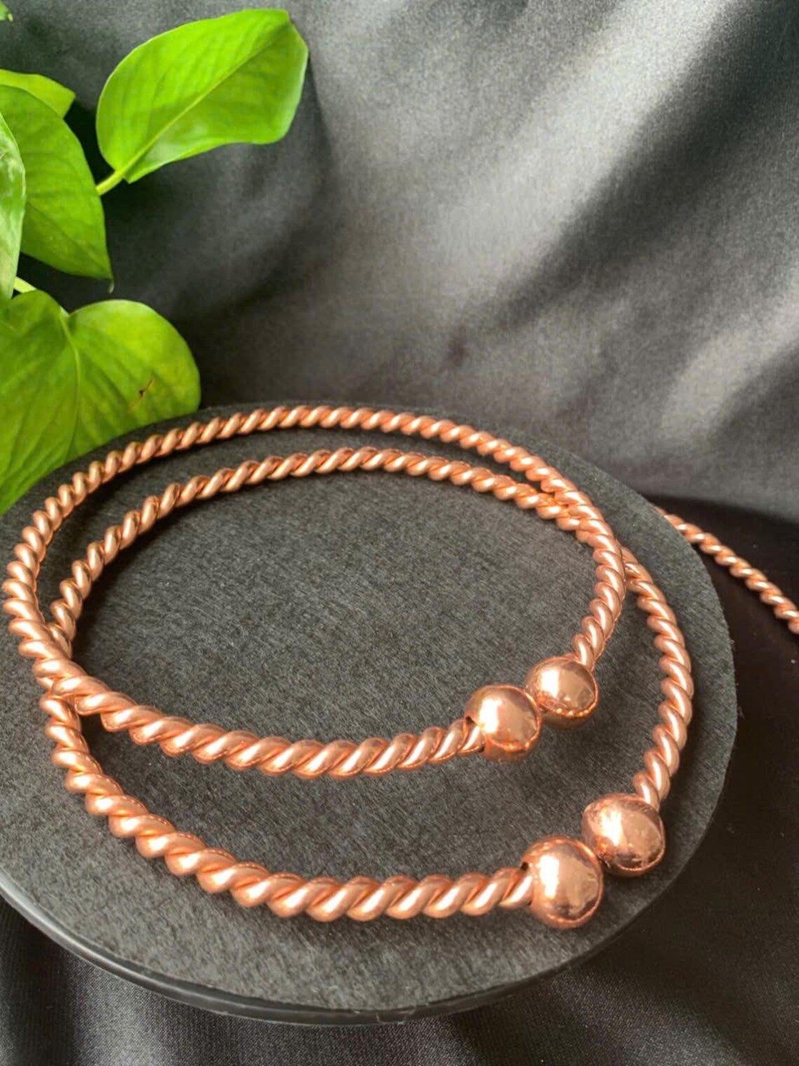 Lakhovsky Copper Ring Set