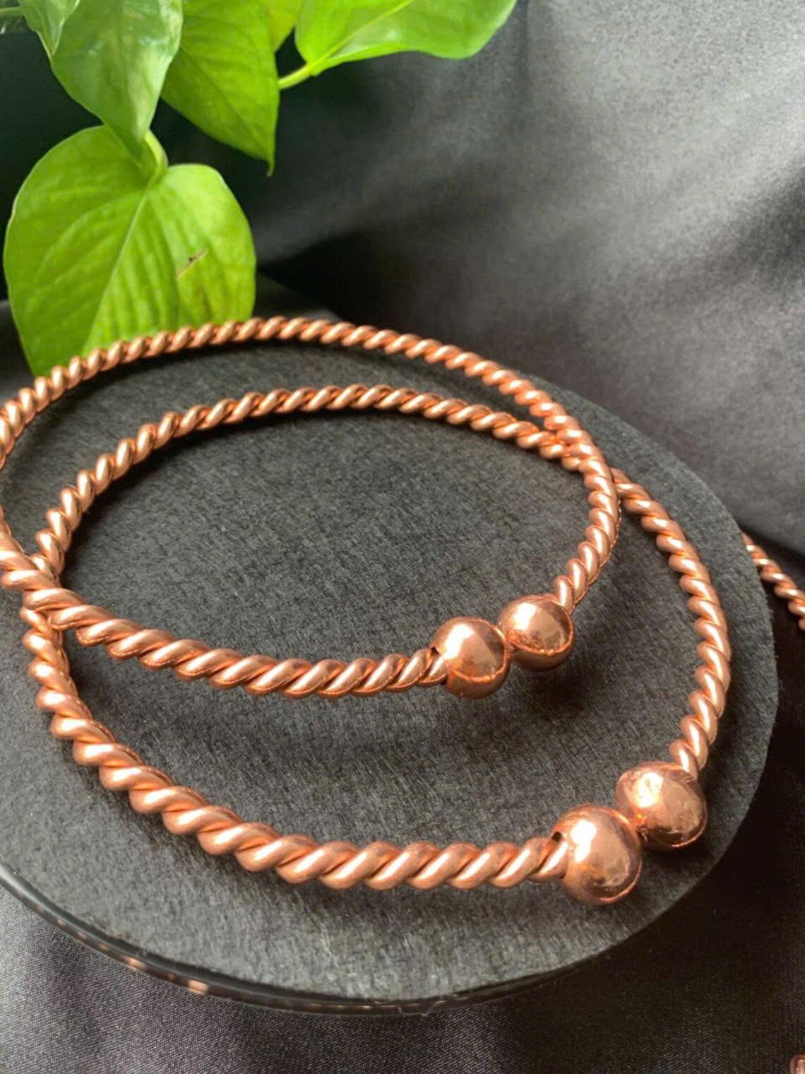 Lakhovsky Copper Ring Set