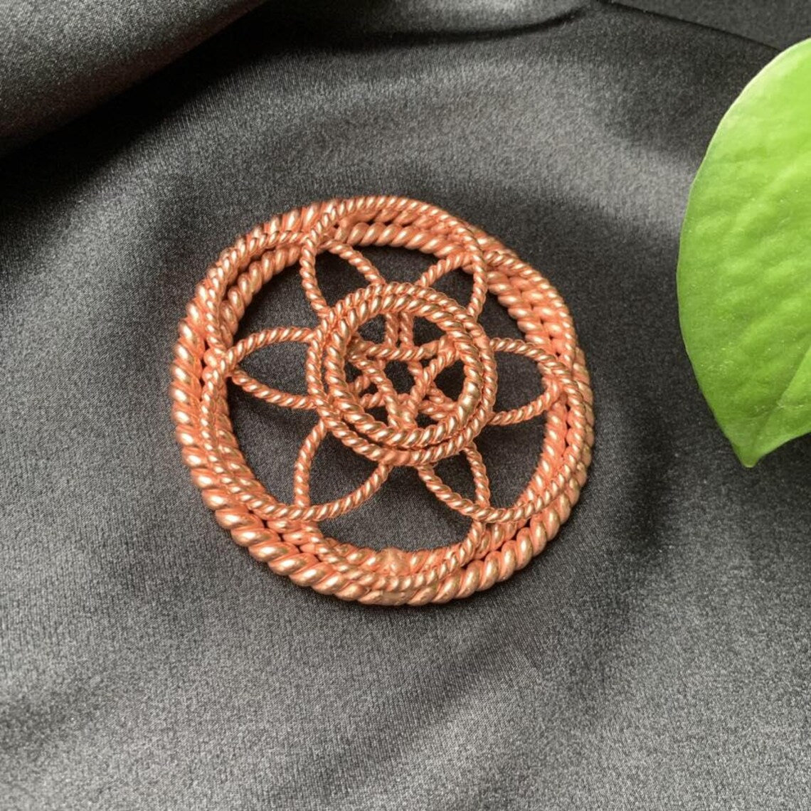 Flower of Life Copper Disc