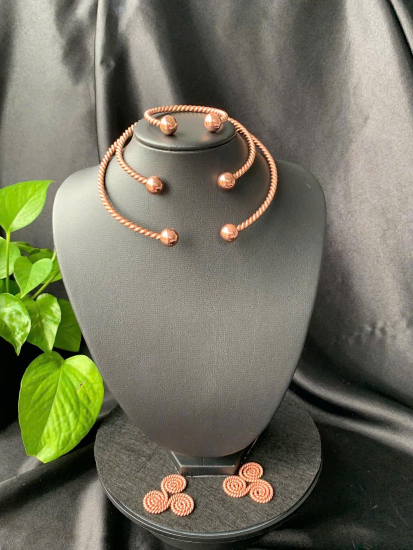 Lakhovsky Copper Ring Set