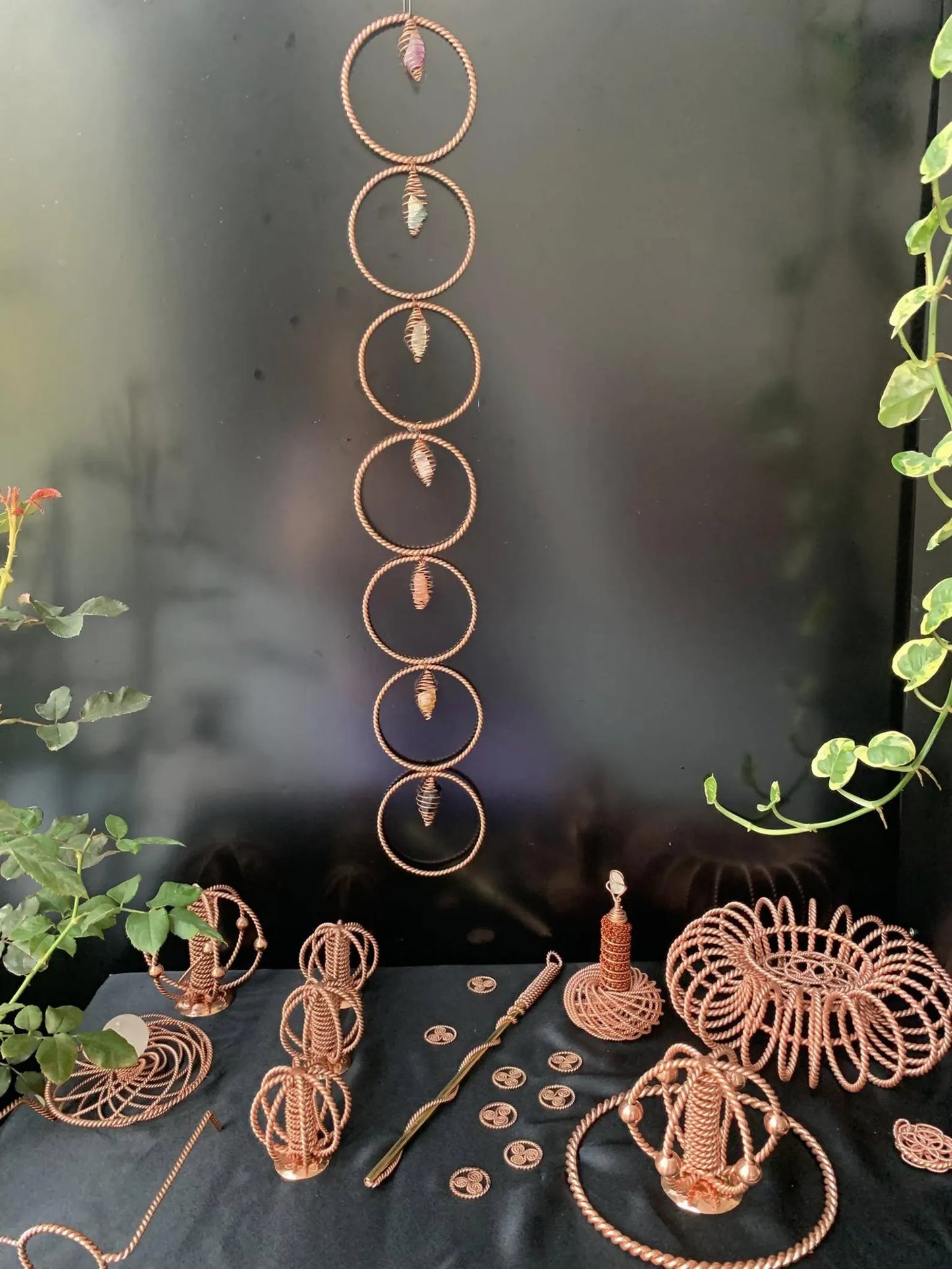 7-Chakra Crystal Hanging