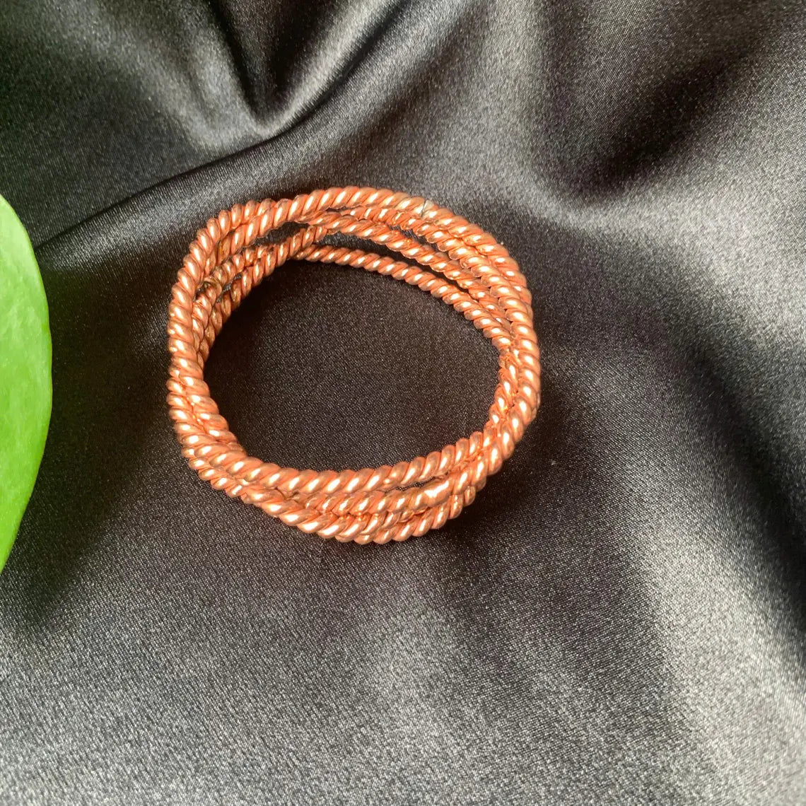 Celestial Convergence Bracelet – 4-Ring Copper Tensor Sphere