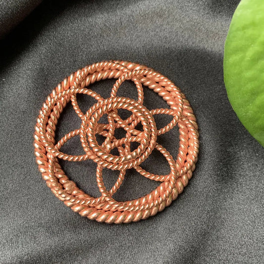Flower of Life Copper Disc