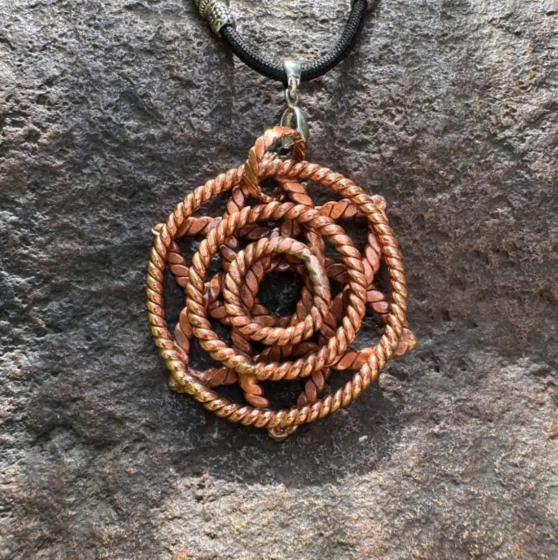 Hexagram Flower Pendant
