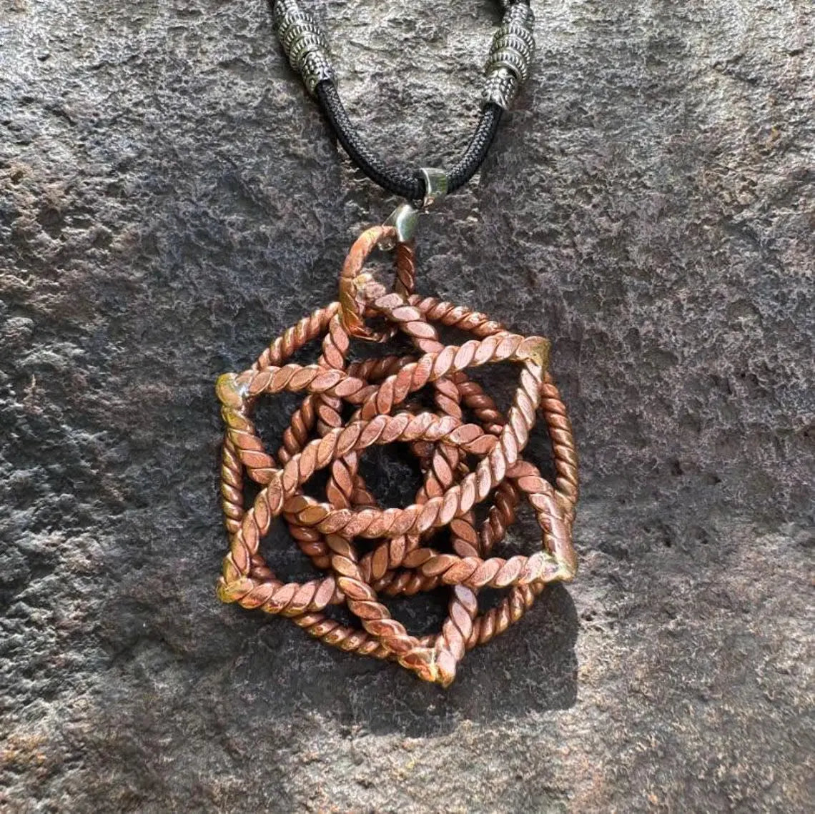 Hexagram Flower Pendant