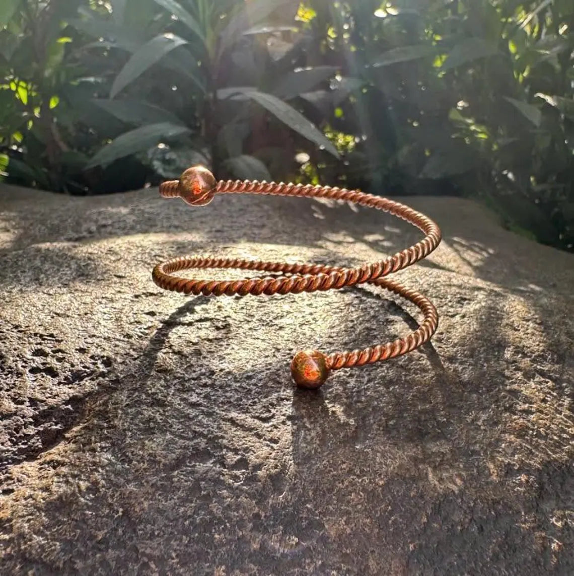 Infinity Twist Copper Bracelet