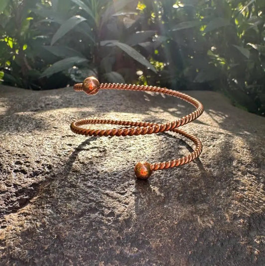 Infinity Twist Copper Bracelet