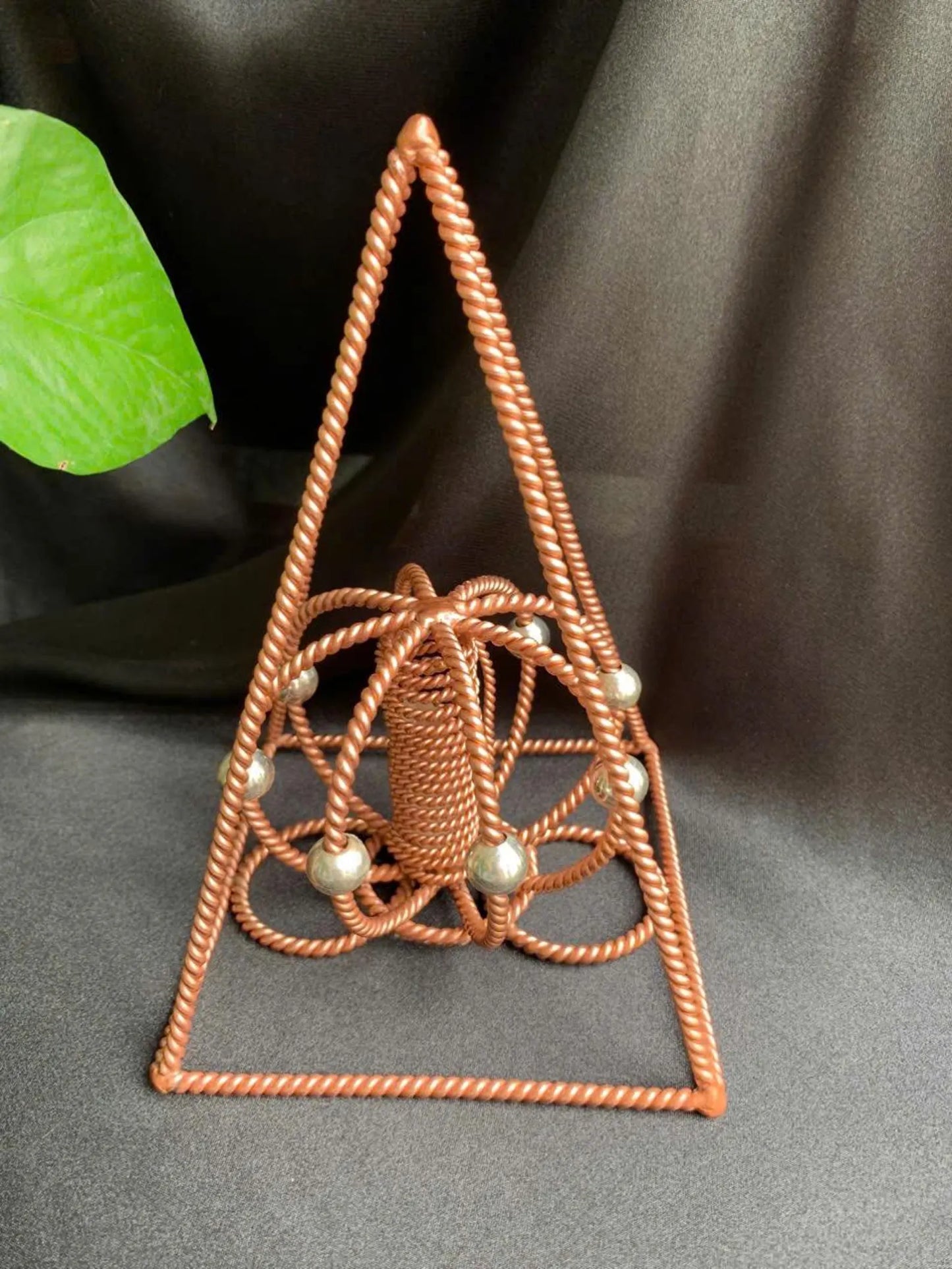 Nubian Red Copper Pyramid with Harmonizer