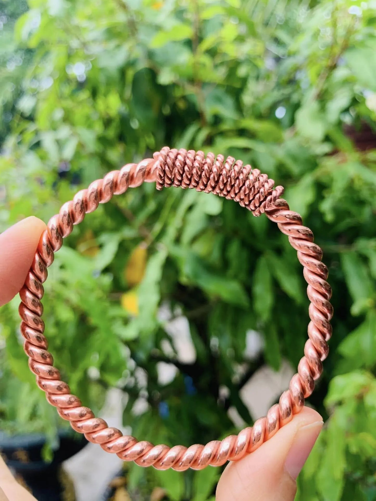 Dual Frequency Copper Bracelet