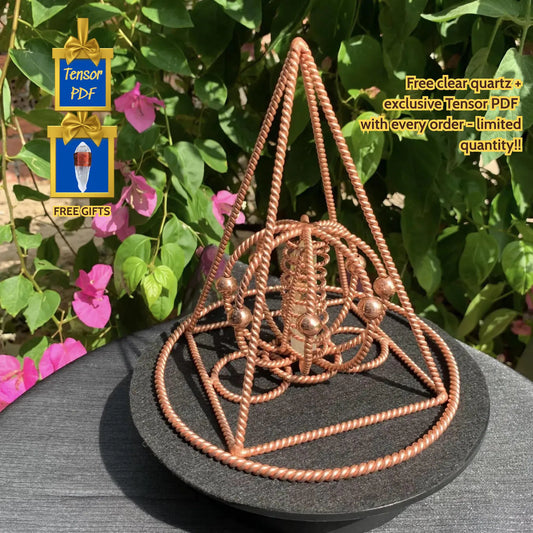 Copper Pyramid Harmonizer Set
