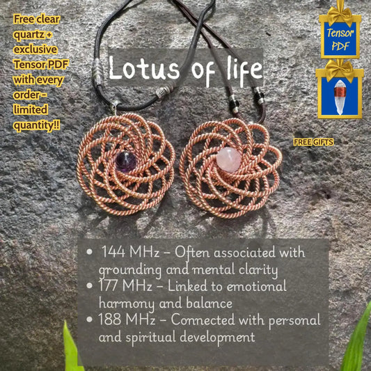 Tensor Pendant, Flower Of Life Pendant